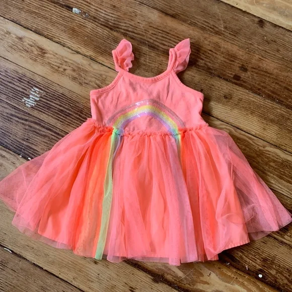 Sparkle rainbow tutu dress - Picture 1 of 6